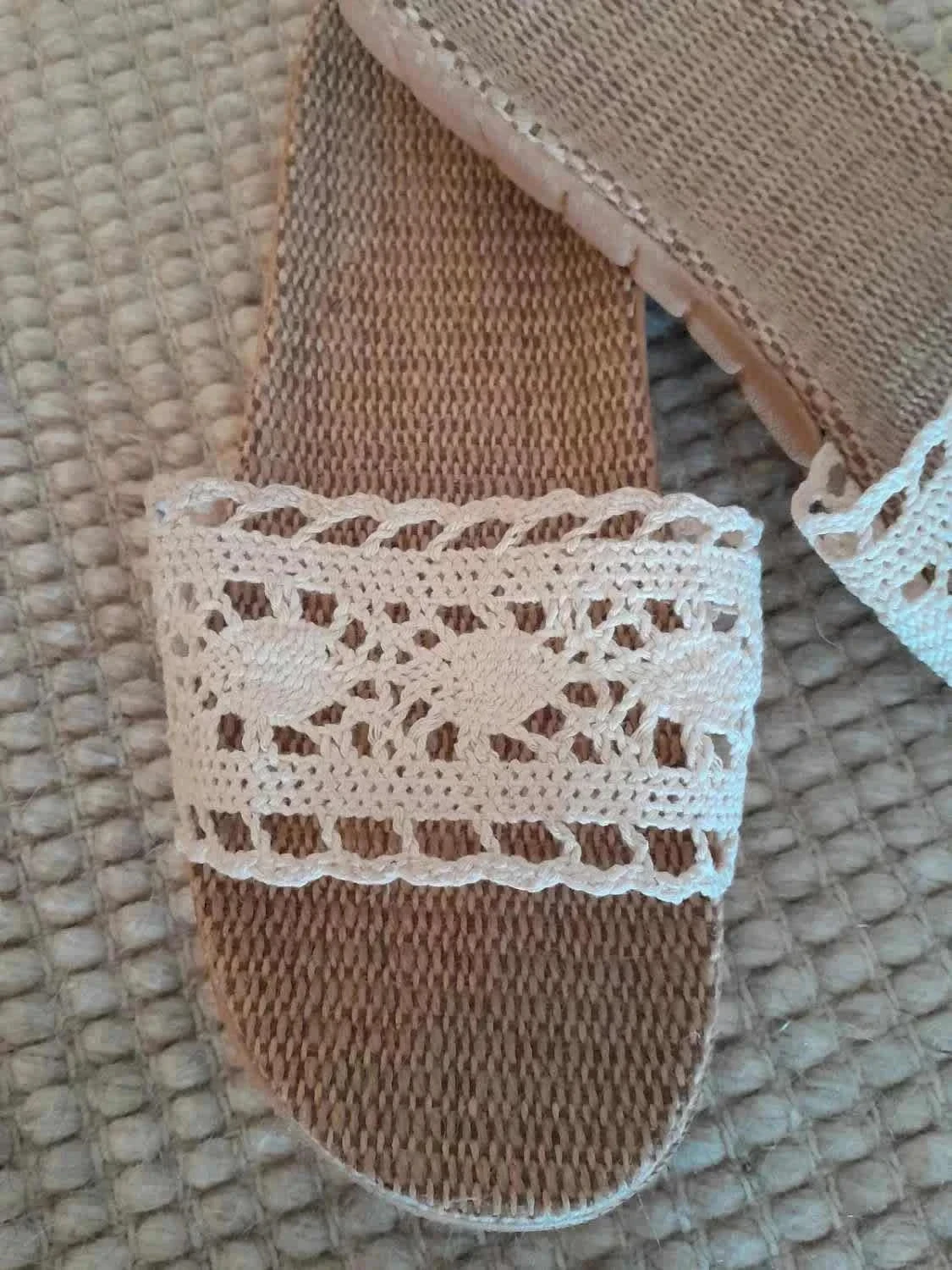 Slippers, bohemien en casual stijl, Maat 41/42 – photo 2